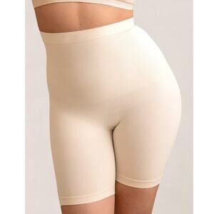 Shapermint Women All Day Everyday High Waisted Shaper Short SZ XL/2XL Beige NWT